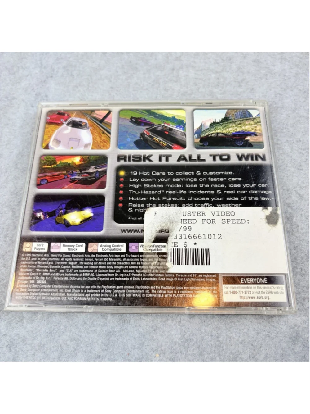 Need for Speed: High Stakes Sony PlayStation Black Label - Complete CIB - TESTED